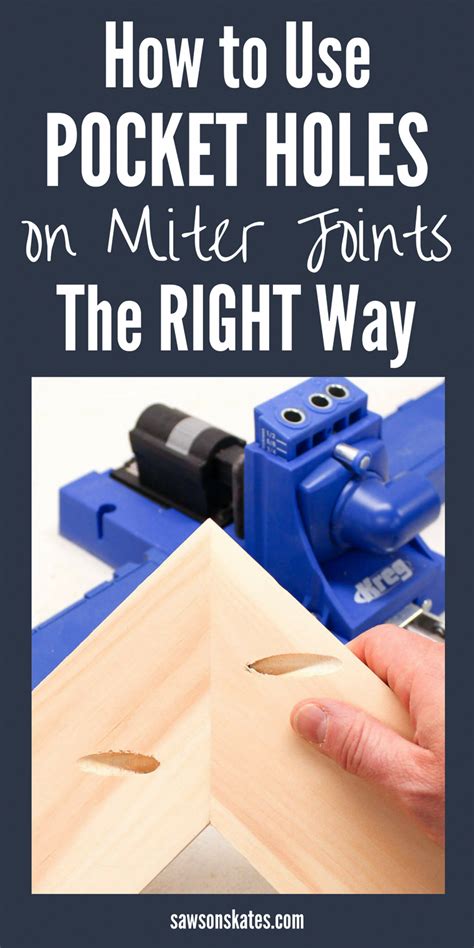 Drilling Pocket Holes On Miter Joints Requires Careful Planning