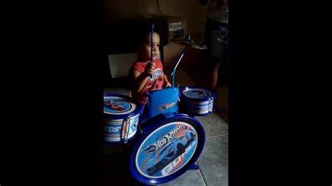 Bateria Infantil Hot Wheels Youtube