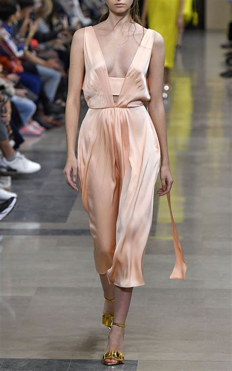 Odium Silk A Line Dress By ROCHAS For Preorder On Moda Operandi