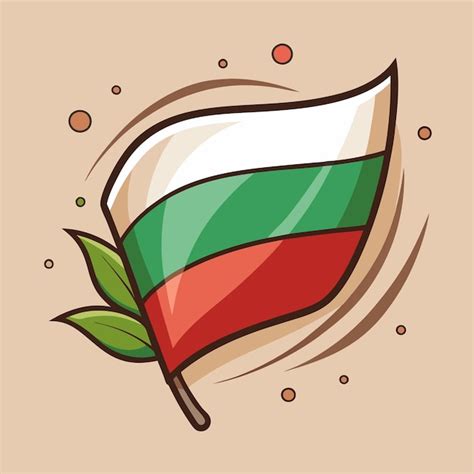 Bulgarian Flag Vector Design National Colors Premium AI Generated Vector