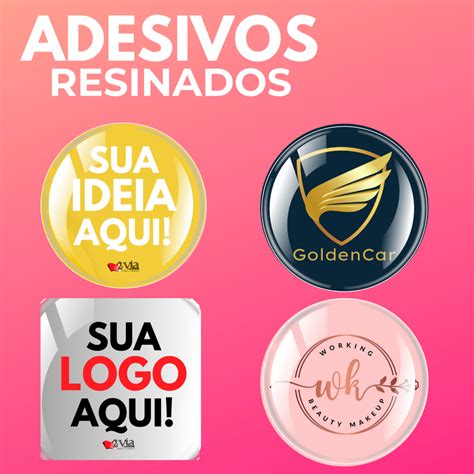 Adesivos Resinados Personalizados