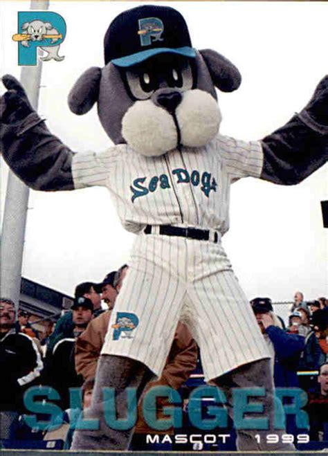 1999 Portland Sea Dogs Grandstand 30 Slugger The Sea Dog Mascot Nm