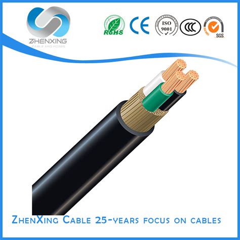 Four Flexible Cores Copper Conductor Electrical Wire Cable Rvv Bv Bvr