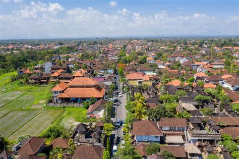 Bali Ubud Aerial Stock Image Image Of Cityscape Downtown 170735203
