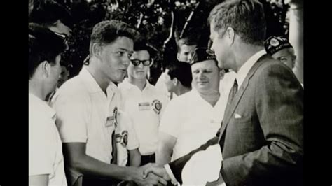 Bill Clinton Meets Jfk In Photo