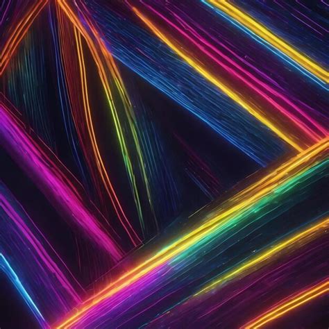 Premium Photo Abstract Neon Colorful Lines Motion Disco Background