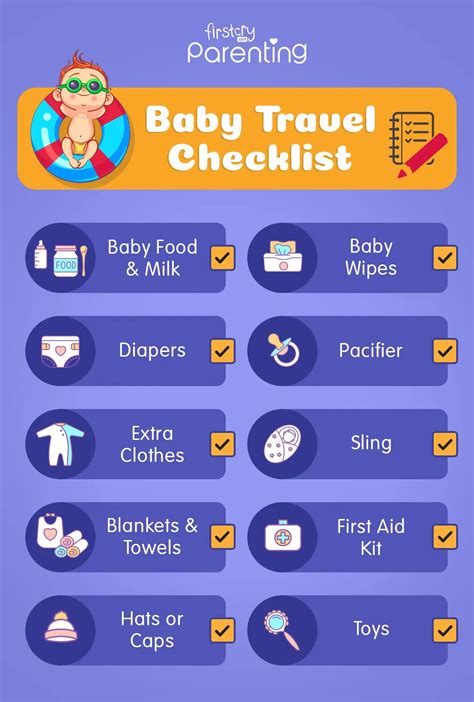 Baby Travel Essentials Handy Checklist