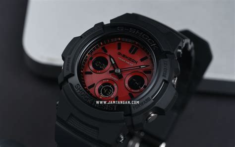 Casio G Shock AWR M100SAR 1ADR Black X Red Series Digital Analog Dial