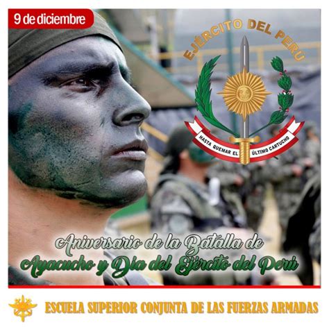 198 Aniversario De La Batalla De Ayacucho Y DÍa Del EjÉrcito Del PerÚ