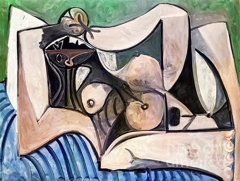 Reclining Nude By Pablo Picasso 1960 Jigsaw Puzzle By M G Whittingham M G Whittingham Official