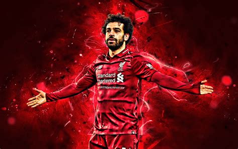 Download wallpapers Mohamed Salah, LFC, close-up, egyptian footballers, Liverpool FC, goal, fan ...