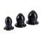 Набор анальных втулок Anal Stretching Plug Kit черный Orion