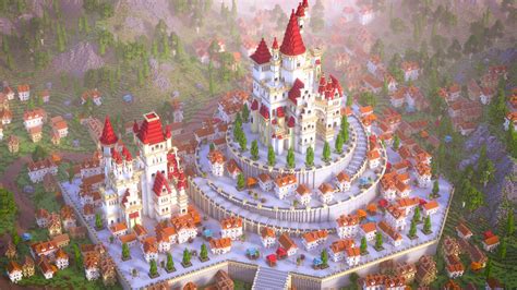 Kingdom Schematic Minecraft Fantasy Kingdom Spawn Unknown Mi