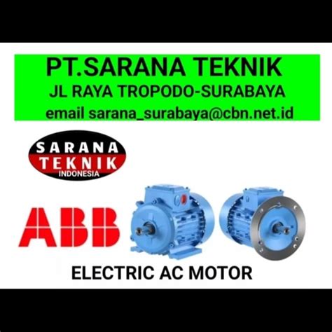 Jual ELECTRIC AC MOTOR ABB PT SARANA TEKNIK SURABAYA Surabaya