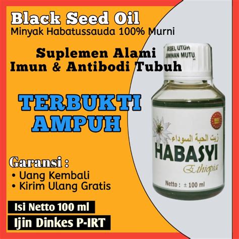 Jual Habatusauda Black Seed Oil Minyak Habbatussauda Cair Murni