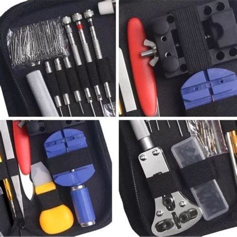 Kit 151 Ferramentas Relojoeiro Para Conserto Reparo Relogio Blutu