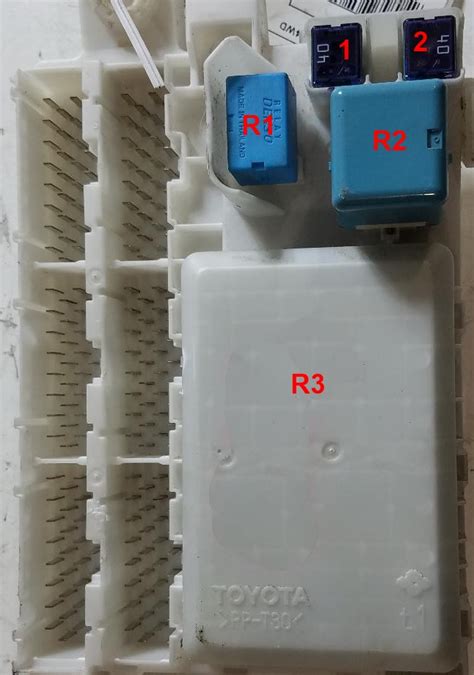 Fuse Box Diagram Toyota Hilux G And Relay With Assignment Off