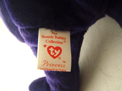 PRINCESS Diana Ty Beanie Baby Made In China 1997 PE Pellets EBay