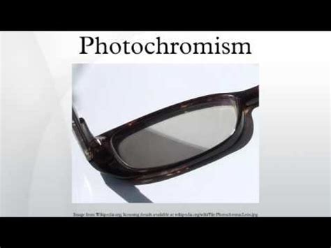 Photochromism - YouTube