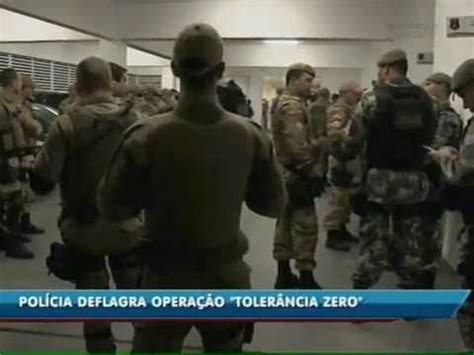 Pol Cia Deflagra Opera O Toler Ncia Zero