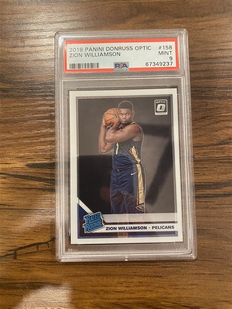 Zion Williamson Panini Donruss Optic Rated Rookie Rc Psa