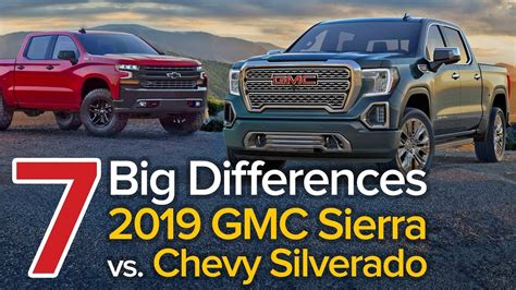 Difference Between Chevy Silverado And Gmc Sierra