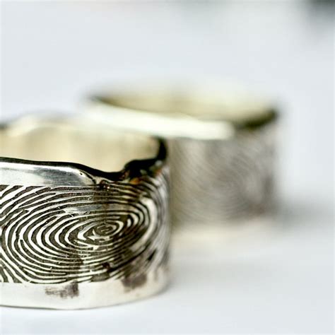 Fingerprint Ring Etsy