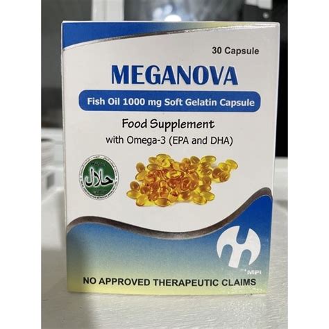 Fish Oil Mg Meganova Capsule Lazada Ph