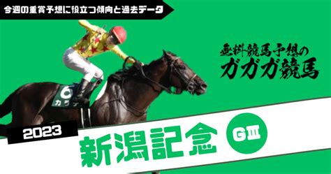 新潟記念予想に役立つ過去データと傾向2023年版 無料競馬予想のガガガ競馬