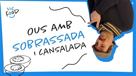 Brutal RECEPTA D OUS Amb CANSALADA I SOBRASSADA Cuina Catalana