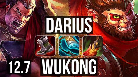 DARIUS Vs WUKONG TOP Penta 1 5M Mastery Rank 11 Darius BR