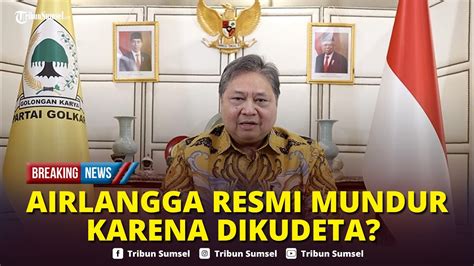 BREAKING NEWS Airlangga Mundur Dari Ketum Golkar Bahlil Anak Emas