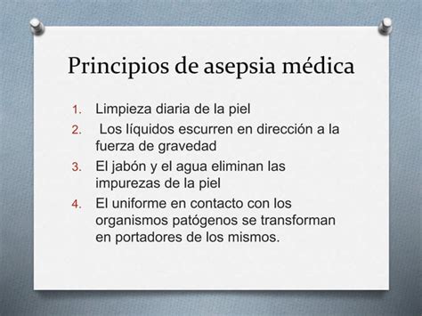 Asepsia Y Antisepsia Ppt Descarga Gratuita