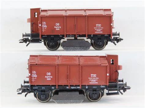 Märklin H0 46042 Freight carriage 2 Hinged lid cars Catawiki