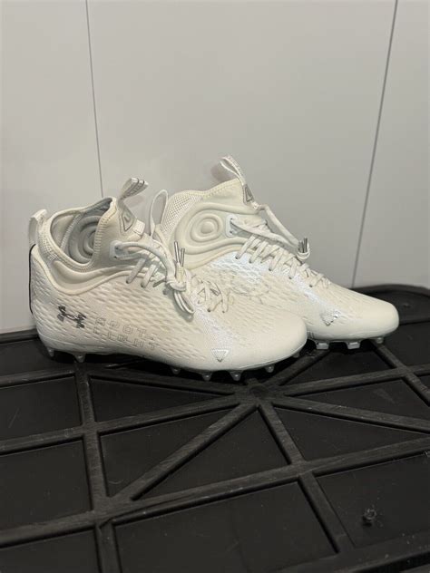 Under Armour Ua Spotlight Lux Mc Football Cleat Mens White New 95m Ebay