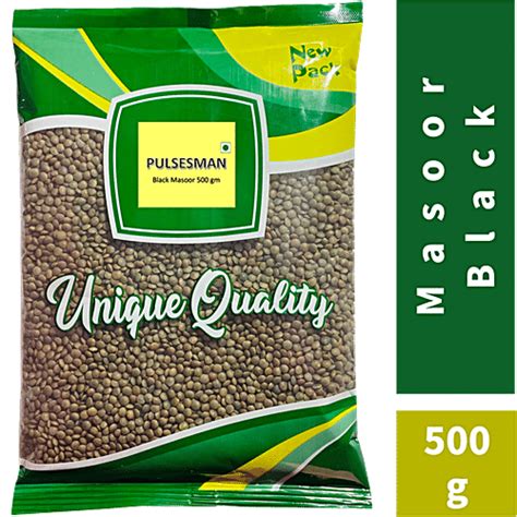 Buy Pulsesman Black Masoor Dal Whole Online At Best Price Of Rs