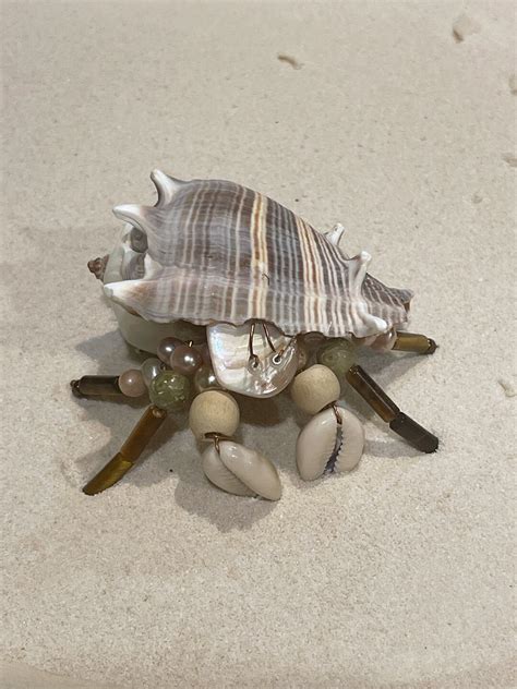 Sage The Beaded Hermit Crab Etsy