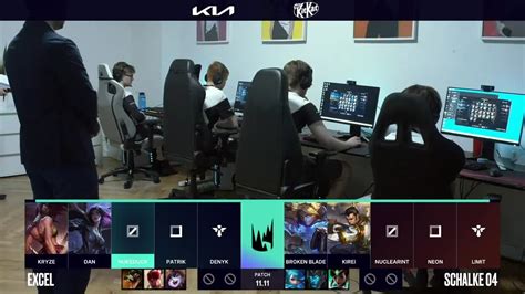 Excel Vs Schalke En Lec Summer Split W D P Cda