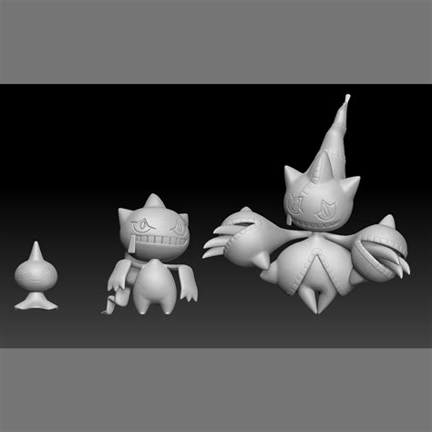 STL file Pokemon Shuppet Banette Mega Evolution・Model to download and 3D print・Cults