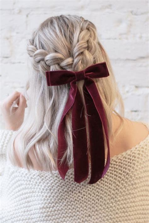 19 Peinados para que te pongas tus moños Hair styles Bow hairstyle