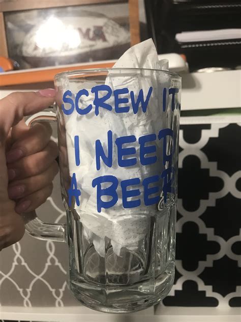 Pin By Kim On Cricut Ideas Beer Glasses Beer Mug Glassware