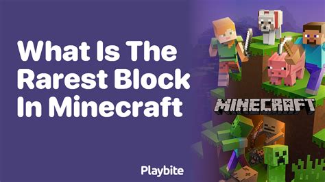 What Is The Rarest Block In Minecraft Playbite