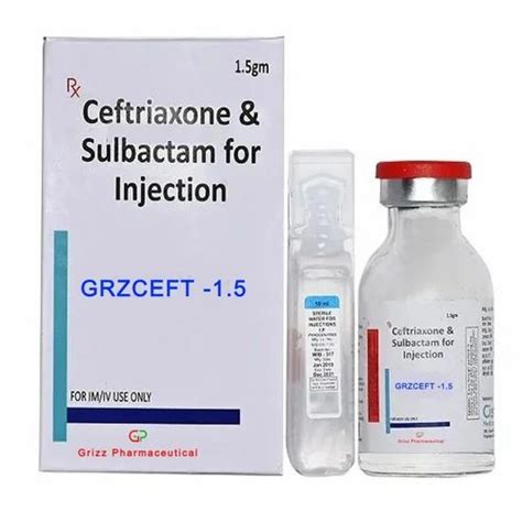 Ceftriaxone And Sulbactam Injection Gm At Vial In Panchkula