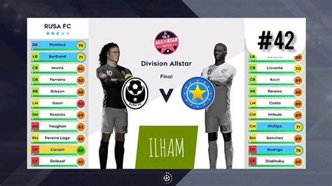 RUSA FC VS ALLSTAR XI DREAM LEAGUE SOCCER INDONESIA YouTube