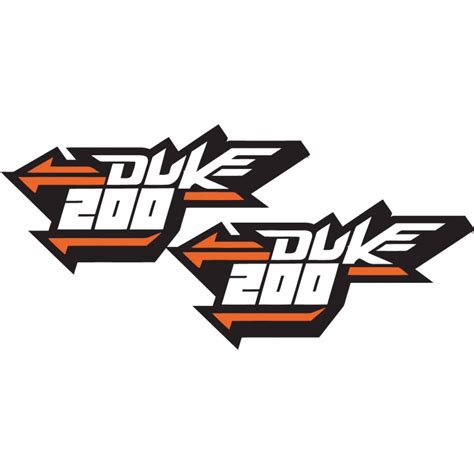 Ktm Duke 200 Style 2 Stickers Decals Decalshouse