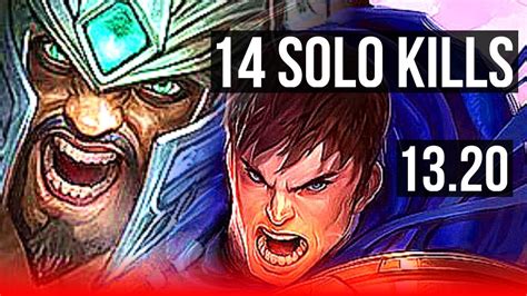 TRYNDA Vs GAREN TOP 14 Solo Kills 1 5M Mastery 500 Games