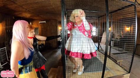 Sissy Manor Ava Von Medisin Mistress Inka Caged And Humiliated