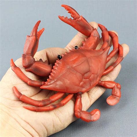 Buy Red Crab Realistic Sea Animal Model Plastic Figure Toy Kids Ts