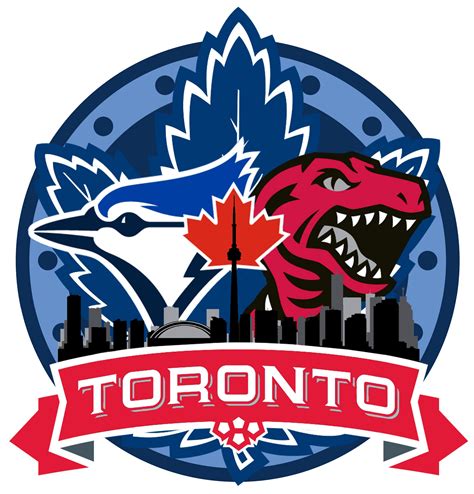 Toronto Sports Multi Logo Rtorontobluejays