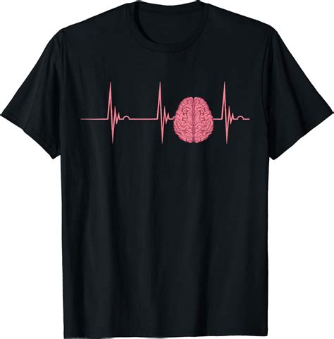 Neuro Nurse Brain Heartbeat Ekg Pulse Neuroscience Nursing T Shirt